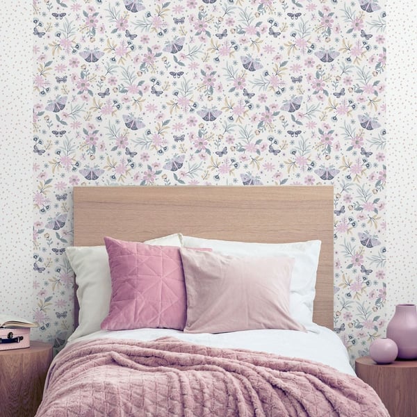 Muriva My Kingdom Sweet Meadow Textured Wallpaper