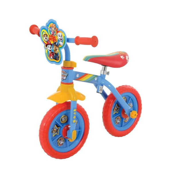 Paw Patrol Childrens/Kids 2 In 1 Training Bike