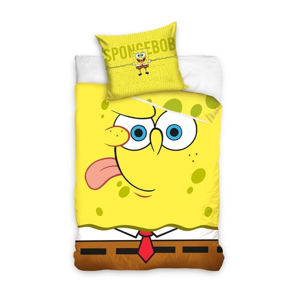 SpongeBob SquarePants Reversible Face Duvet Cover Set