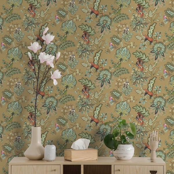 Holden Décor Animal Jacobean Wallpaper