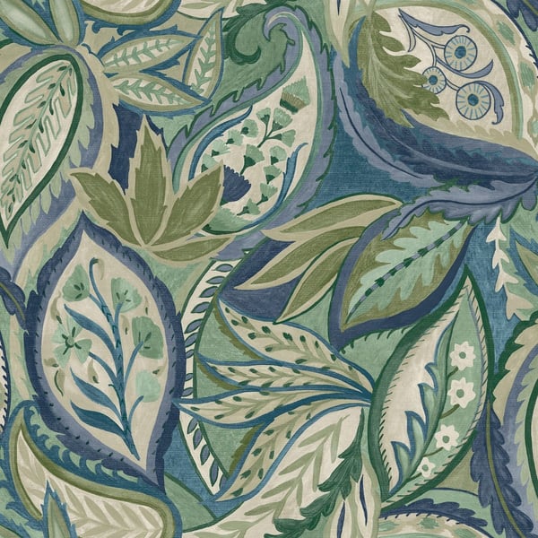 Holden Décor Paisley Leaves Wallpaper
