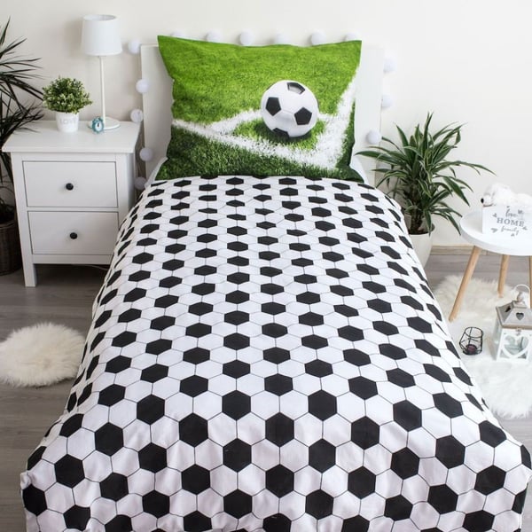Jerry Fabrics Cotton Football Duvet Cover Set