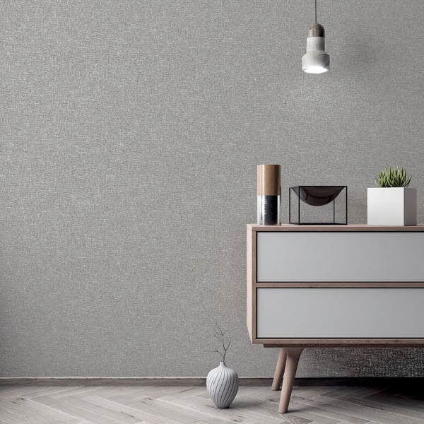 Arthouse Linen Effect Textured Wallpaper