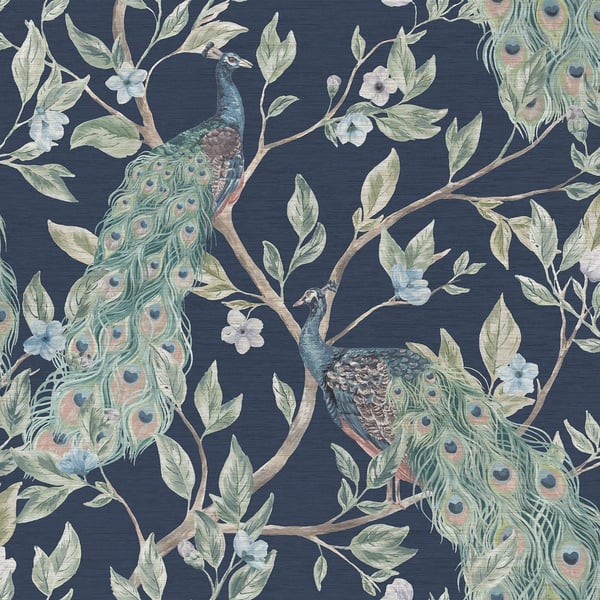 World Of Wallpaper Keeka Peacock Wallpaper