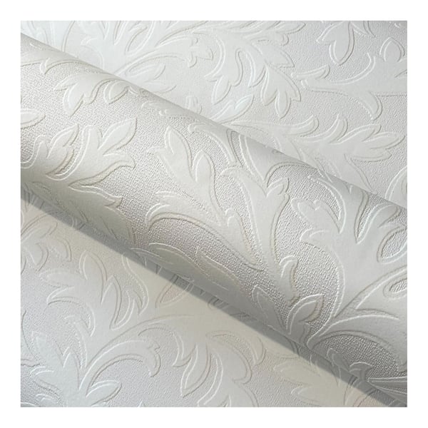 Anaglypta Leaf Vinyl Textured Wallpaper