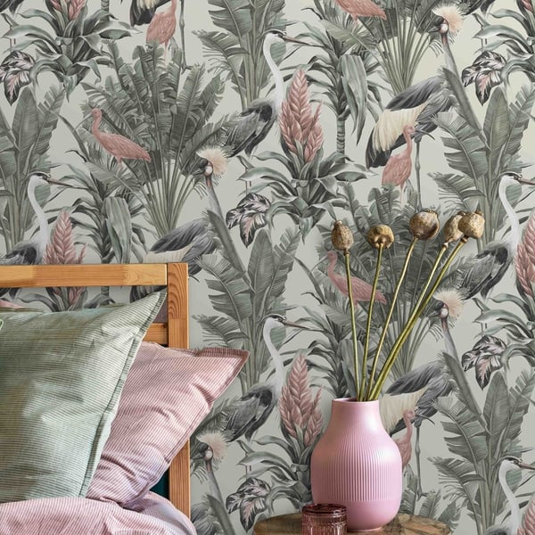 World Of Wallpaper Manu Tropical Wallpaper