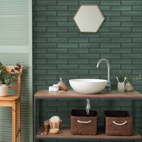 Holden Décor Celadon Tile Wallpaper