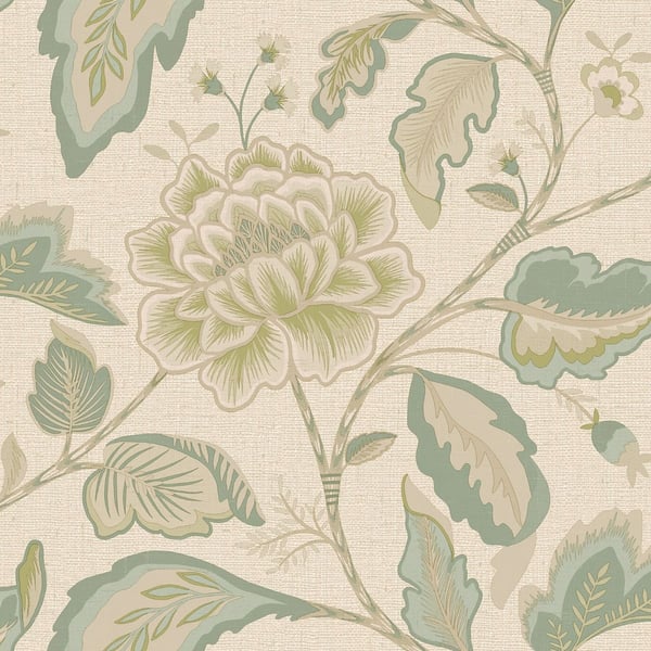 Belgravia Maya Floral Trail Vinyl Textured Wallpaper