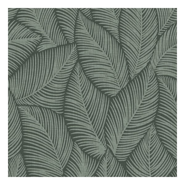 Muriva Denver Leaf Vinyl Wallpaper