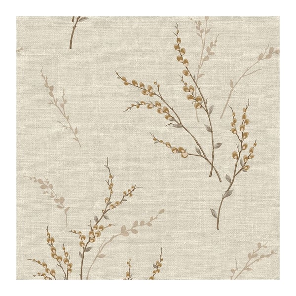 Belgravia Carmella Floral Textured Vinyl Wallpaper