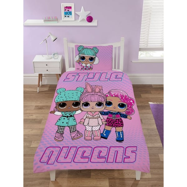 LOL Surprise Style Queens Duvet Cover Set