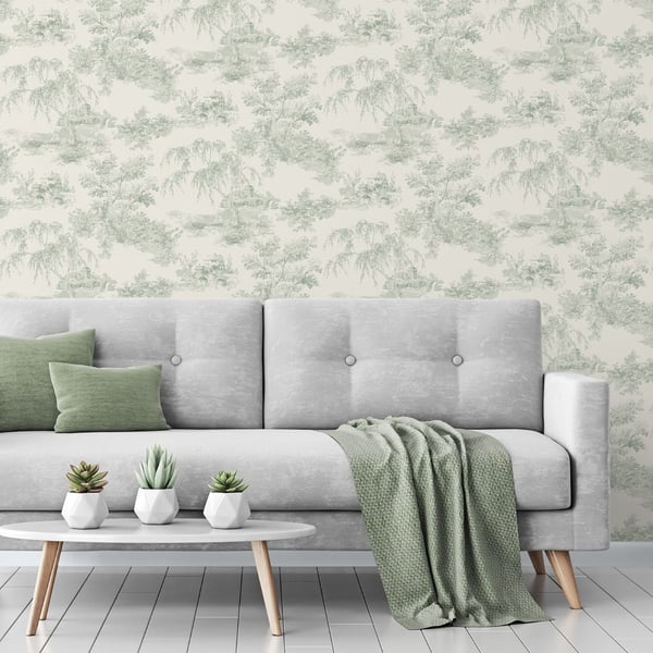 Grandeco Toile Wallpaper