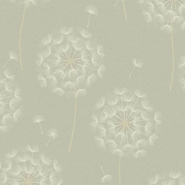 Holden Décor Allora Dandelions Heavyweight Vinyl Textured Wallpaper