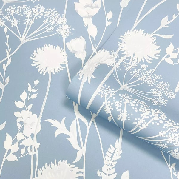 Muriva Catherine Lansfield Meadowsweet Floral Wallpaper