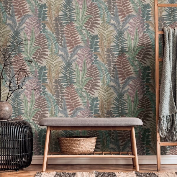 AS Creation Famous Garden Fern Textured Wallpaper
