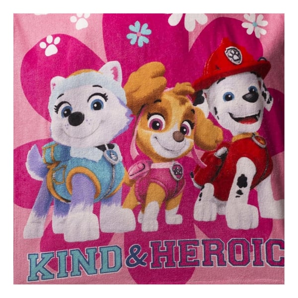 Paw Patrol Childrens/Kids Kind And Heroic Hooded Towel