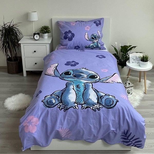 Lilo & Stitch Kukat & Lehdet Pussilakanasetti