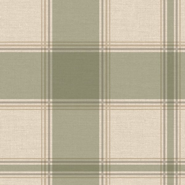 Belgravia Carmella Checked Heavyweight Vinyl Textured Wallpaper