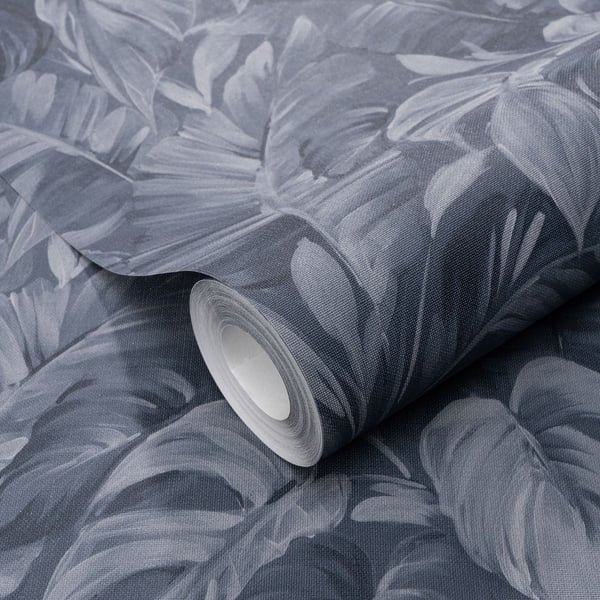 Erismann Play Of Light Palm Leaf Vinyl Textured Wallpaper