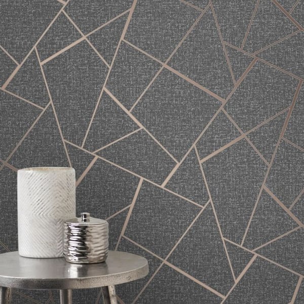 Fine Decor Quartz Fractal tekstureret tapet