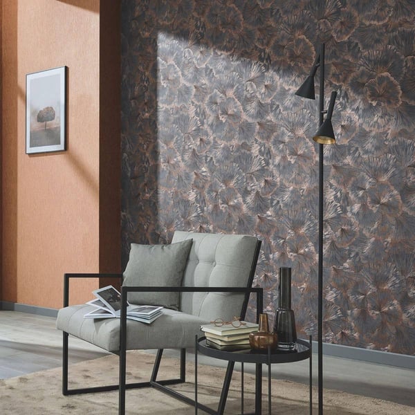 Erismann Martinique Leaf Textured Vinyl Wallpaper