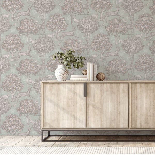 Arthouse Woodland Scene Wallpaper
