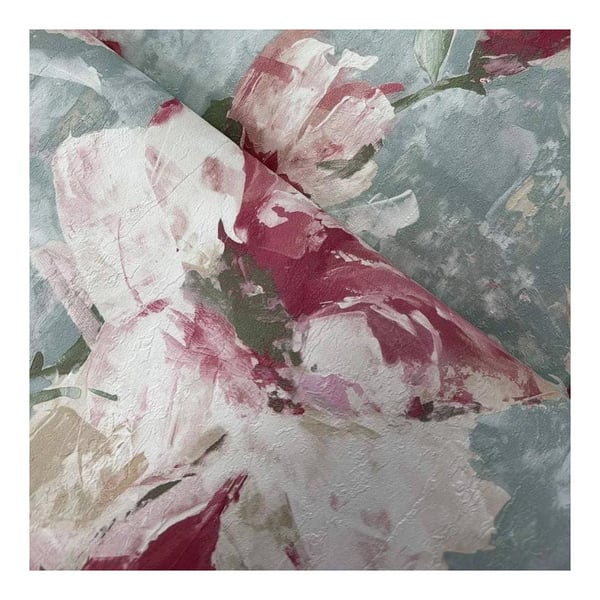 Grandeco Camilla Floral Vinyl Wallpaper
