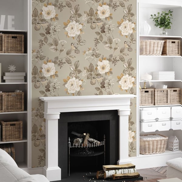 Belgravia Bramble Floral Wallpaper