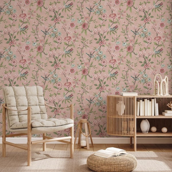 Fine Decor Eleanor Blommig Tapet