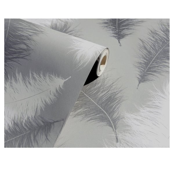 Arthouse Sussurro Feather Wallpaper