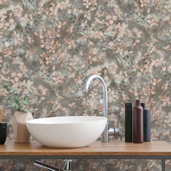 Erismann Play Of Light Blossom Vinyl Textured Wallpaper