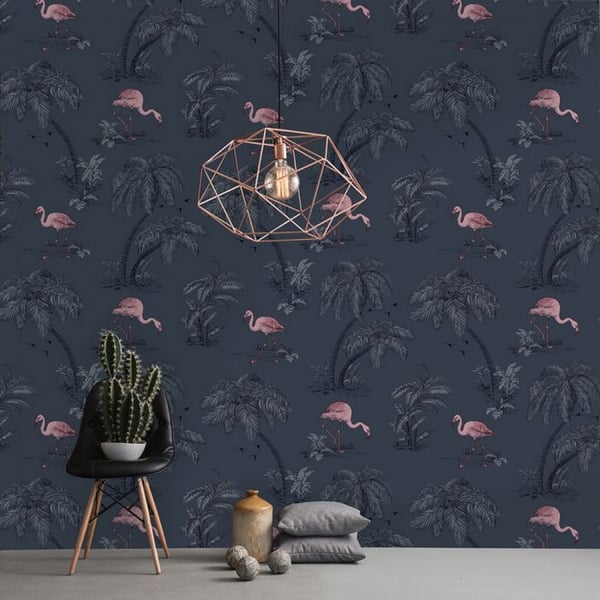 Holden Décor Lake Flamingo Wallpaper