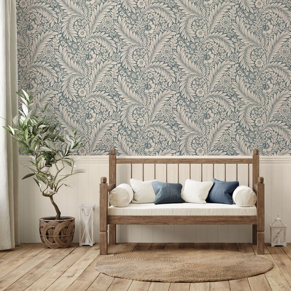 World Of Wallpaper Florence Leaf Wallpaper
