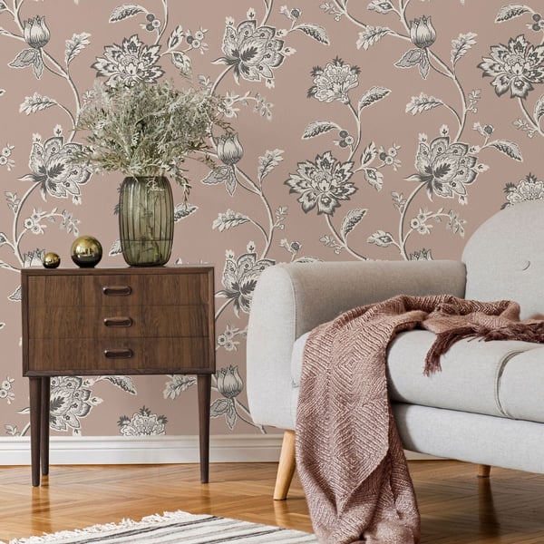 Fine Decor Juliette Floral Textured Wallpaper