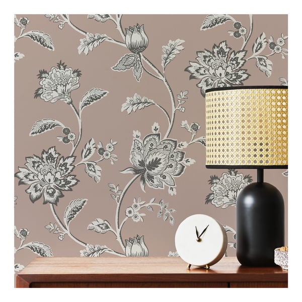 Fine Decor Juliette Floral Textured Wallpaper