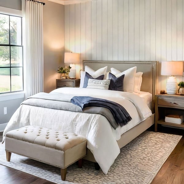 Belgravia Beaded Wood Panel Wallpaper