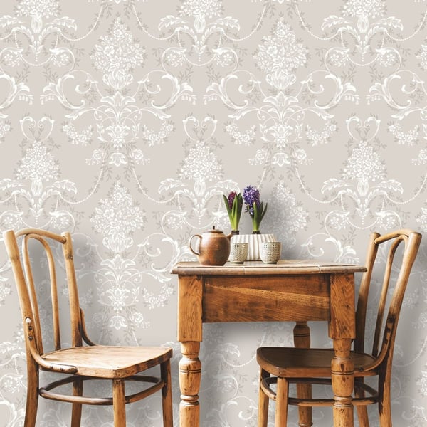 Rasch Amelie Damask Tapet
