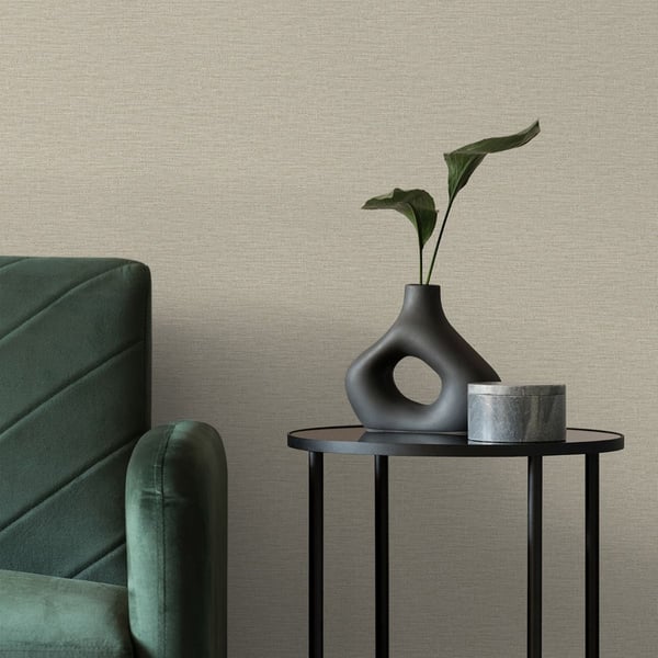 Grandeco Telma Hessian Vinyl Textured Wallpaper