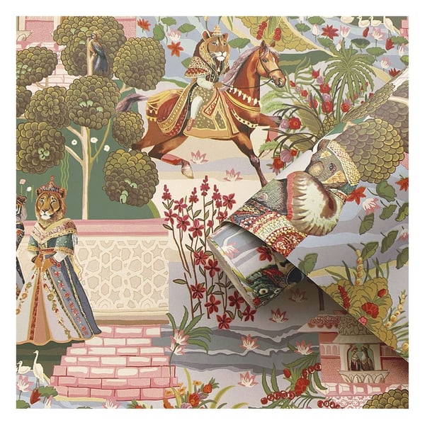 Holden Décor Eastern Horizons Animal Palace -tapetti