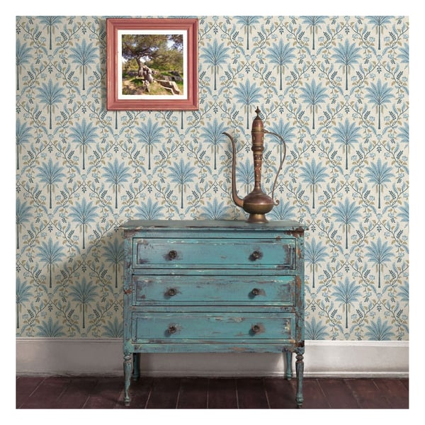 Holden Décor Eastern Horizons Palm Trellis Tapet