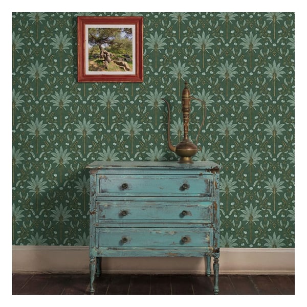 Holden Décor Eastern Horizons Palm Trellis Tapet