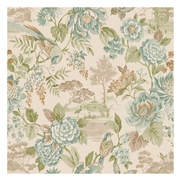 Holden Décor Eastern Horizons Scenic Bird Trail Wallpaper