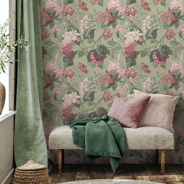 Belgravia Misaki Floral Wallpaper