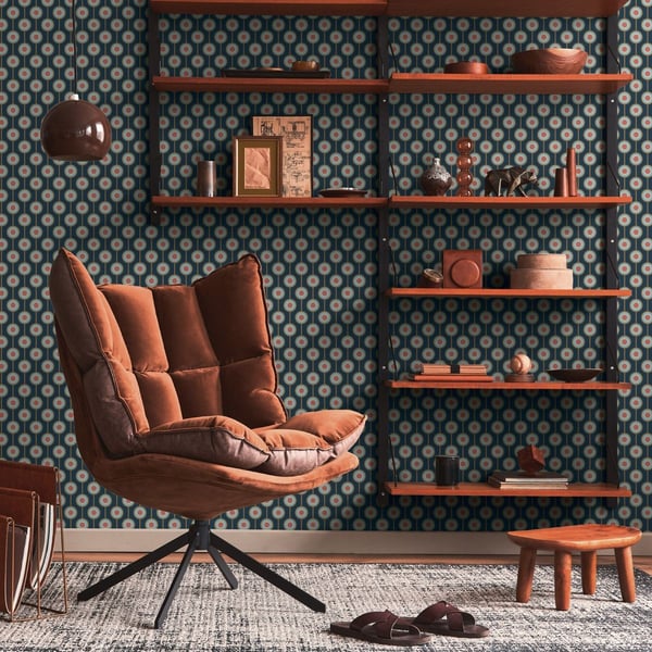 AS Creation Cirkel Texturerad Tapet