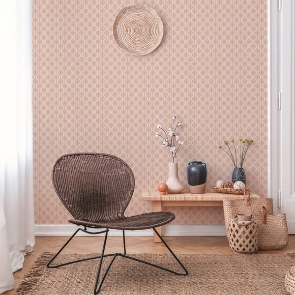 AS Creation Cirkel Texturerad Tapet