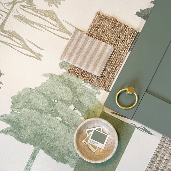 Belgravia Carlotta Tree Heavyweight Textured Wallpaper