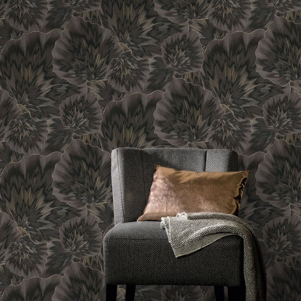 Erismann Bliss Floral Vinyl Textured Wallpaper