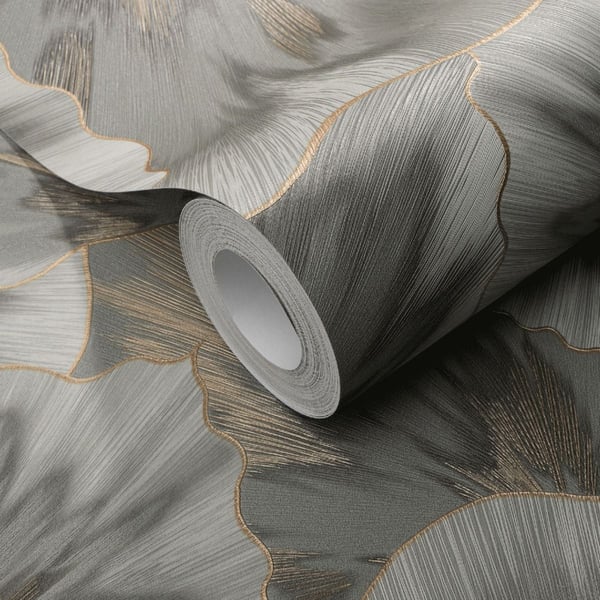 Erismann Bliss Floral Vinyl Textured Wallpaper