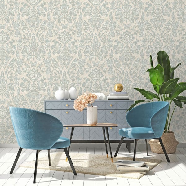 Holden Décor Hawthorn Meadow Blown Vinyl Textured Wallpaper