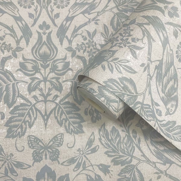 Holden Décor Hawthorn Meadow Blown Vinyl Textured Wallpaper